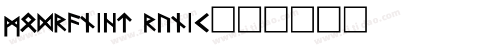 Modraniht Runic字体转换